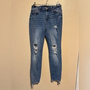 Judy Blue Skinny‎ Jeans Distressed Size 28
